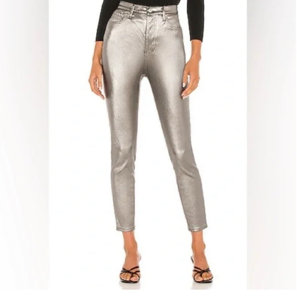 We The Free Metallic High-Rise Skinny Jeans – Size 26